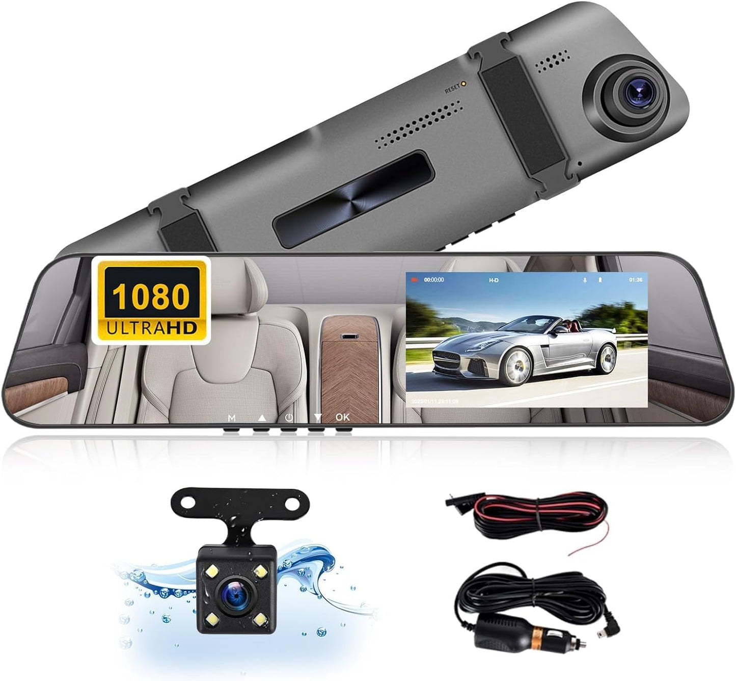 Cleardrive™ Retrovisor con Cámara HD
