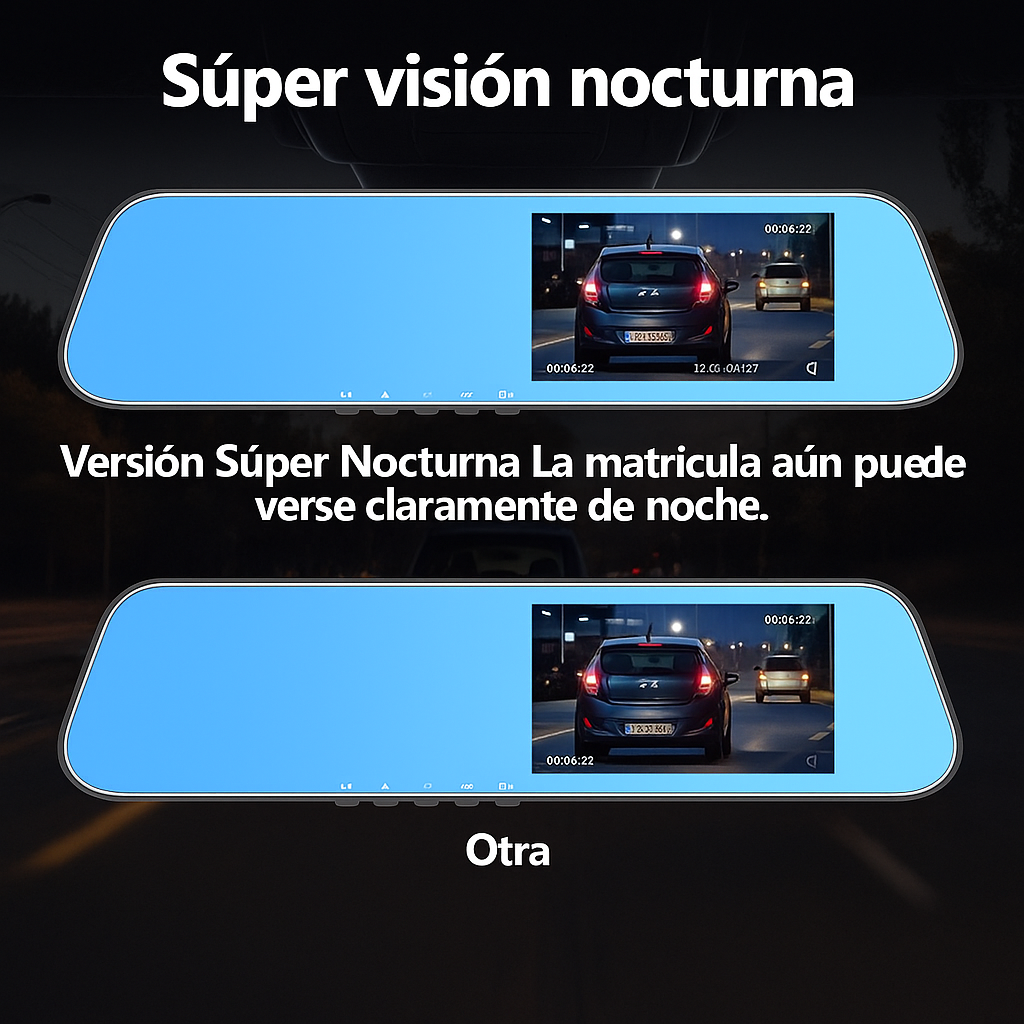 Cleardrive™ Retrovisor con Cámara HD
