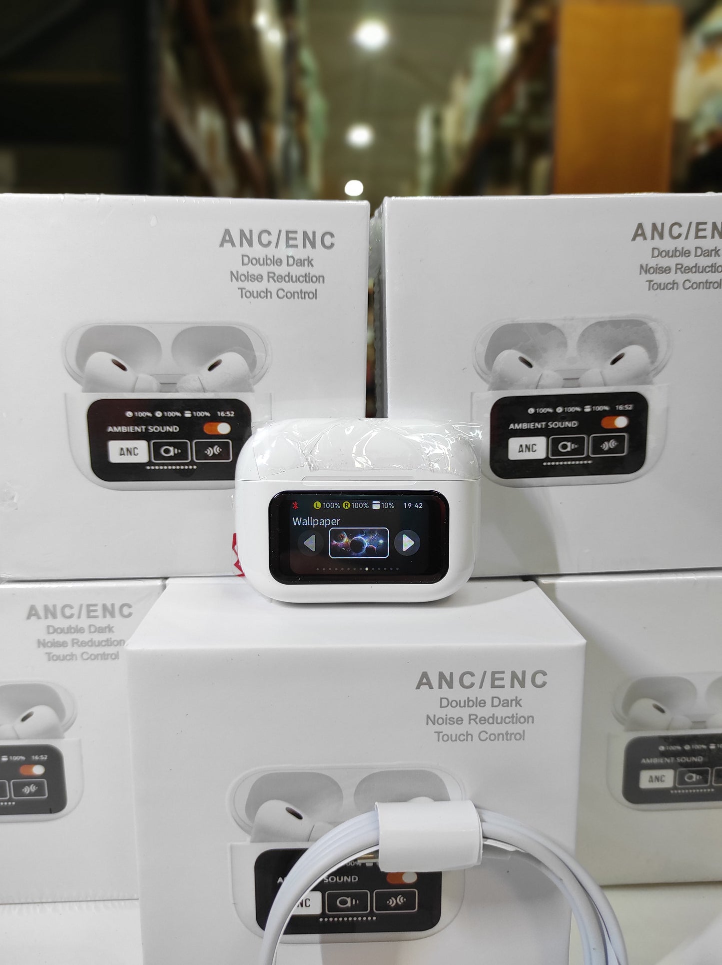 Airpods PRO con pantalla y Cancelación de Ruido oferta