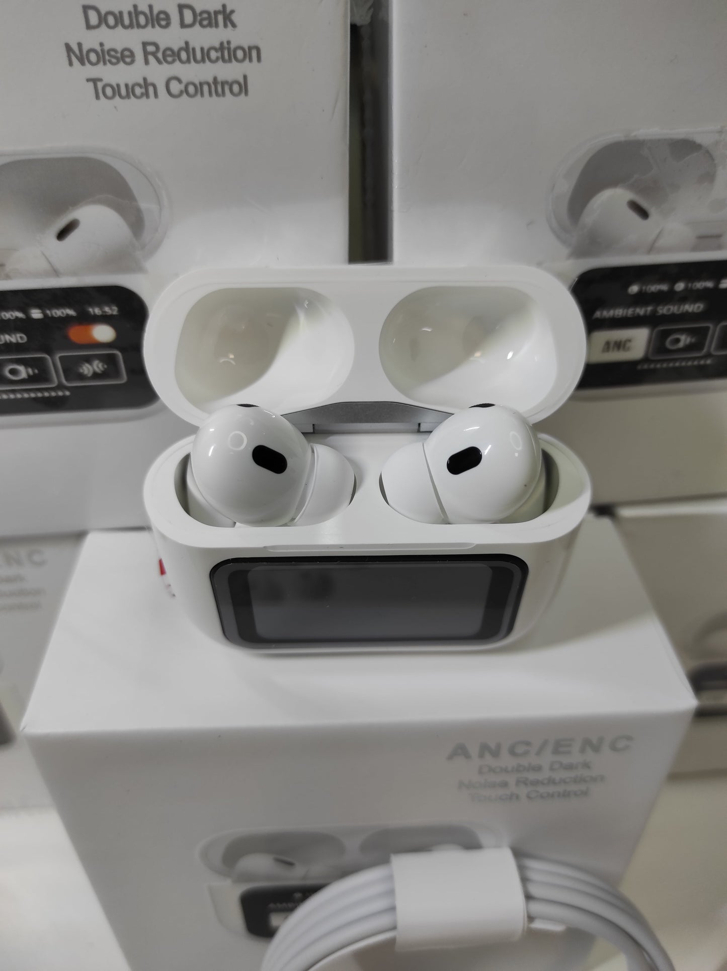 Airpods PRO con pantalla y Cancelación de Ruido oferta