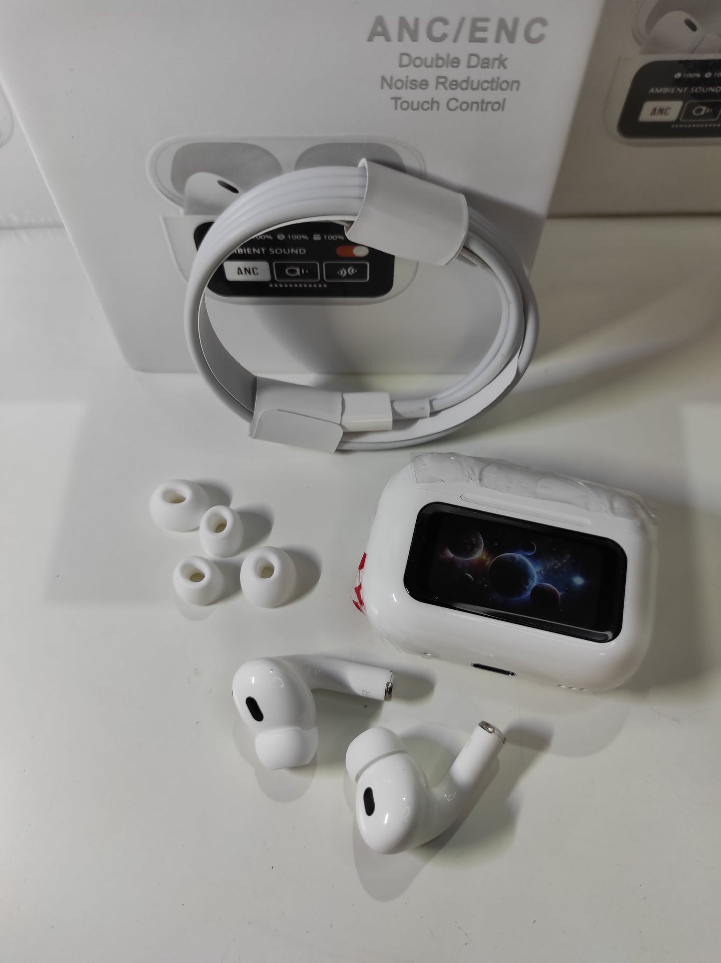Airpods PRO con pantalla y Cancelación de Ruido oferta