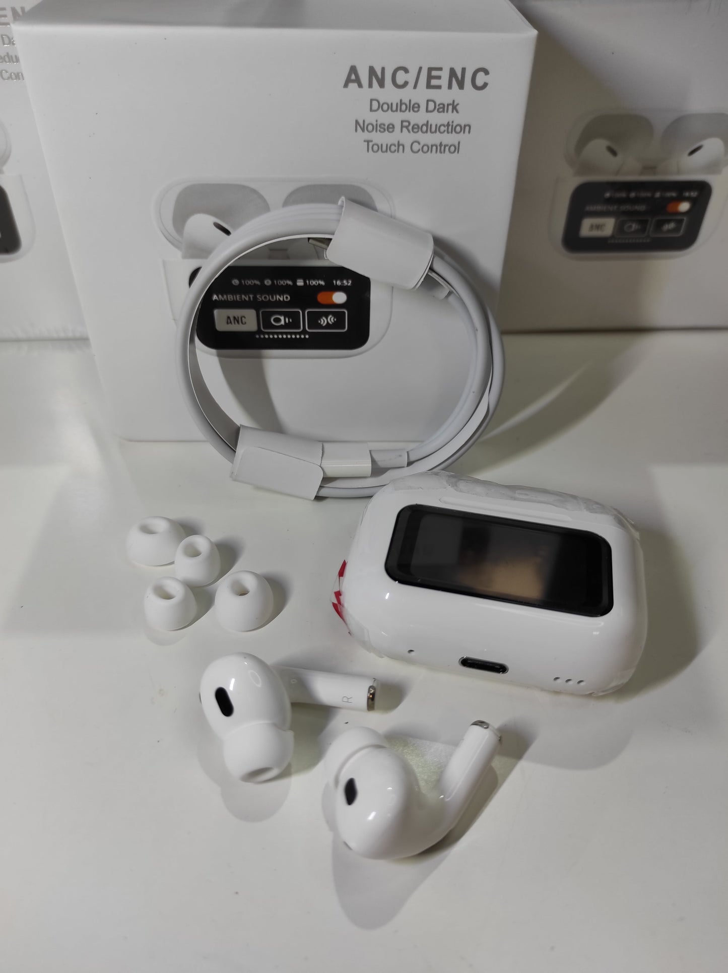 Airpods PRO con pantalla y Cancelación de Ruido oferta