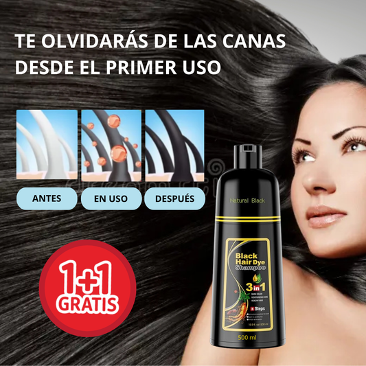2x1 Champú AntiCanas 500ml / DESPÍDETE DE LAS CANAS EN TAN SOLO 5 DÍAS!