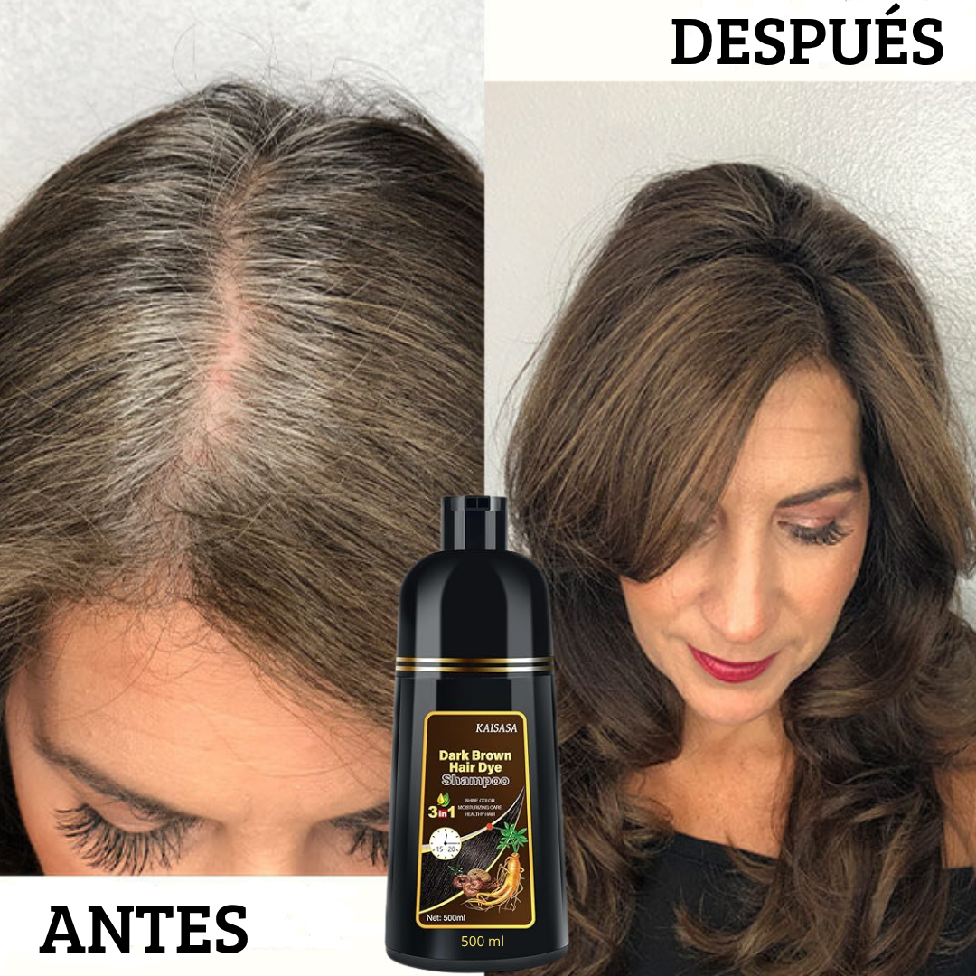 2x1 Champú AntiCanas 500ml / DESPÍDETE DE LAS CANAS EN TAN SOLO 5 DÍAS!