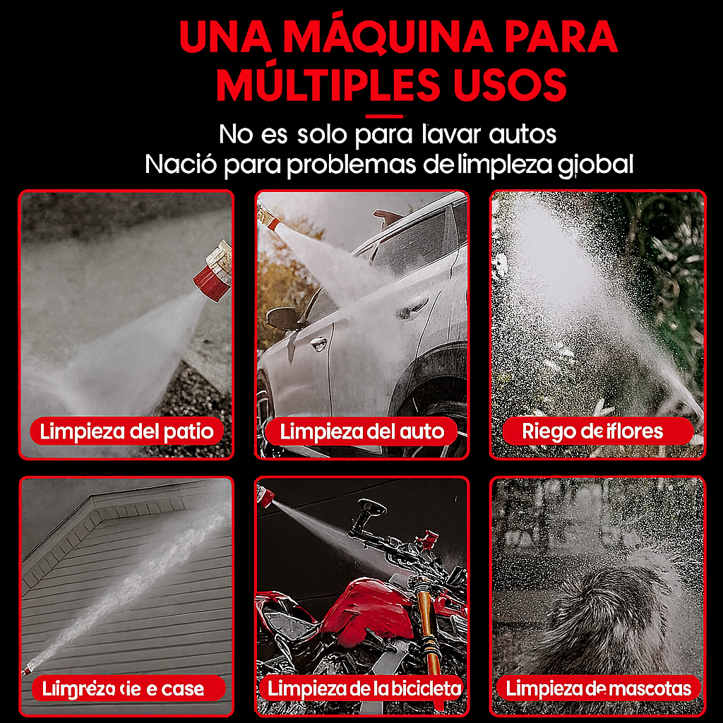 TurboWash™ Pistola de Agua Alta Presión Portable ¡¡LIQUIDACION POR CIERRE!!