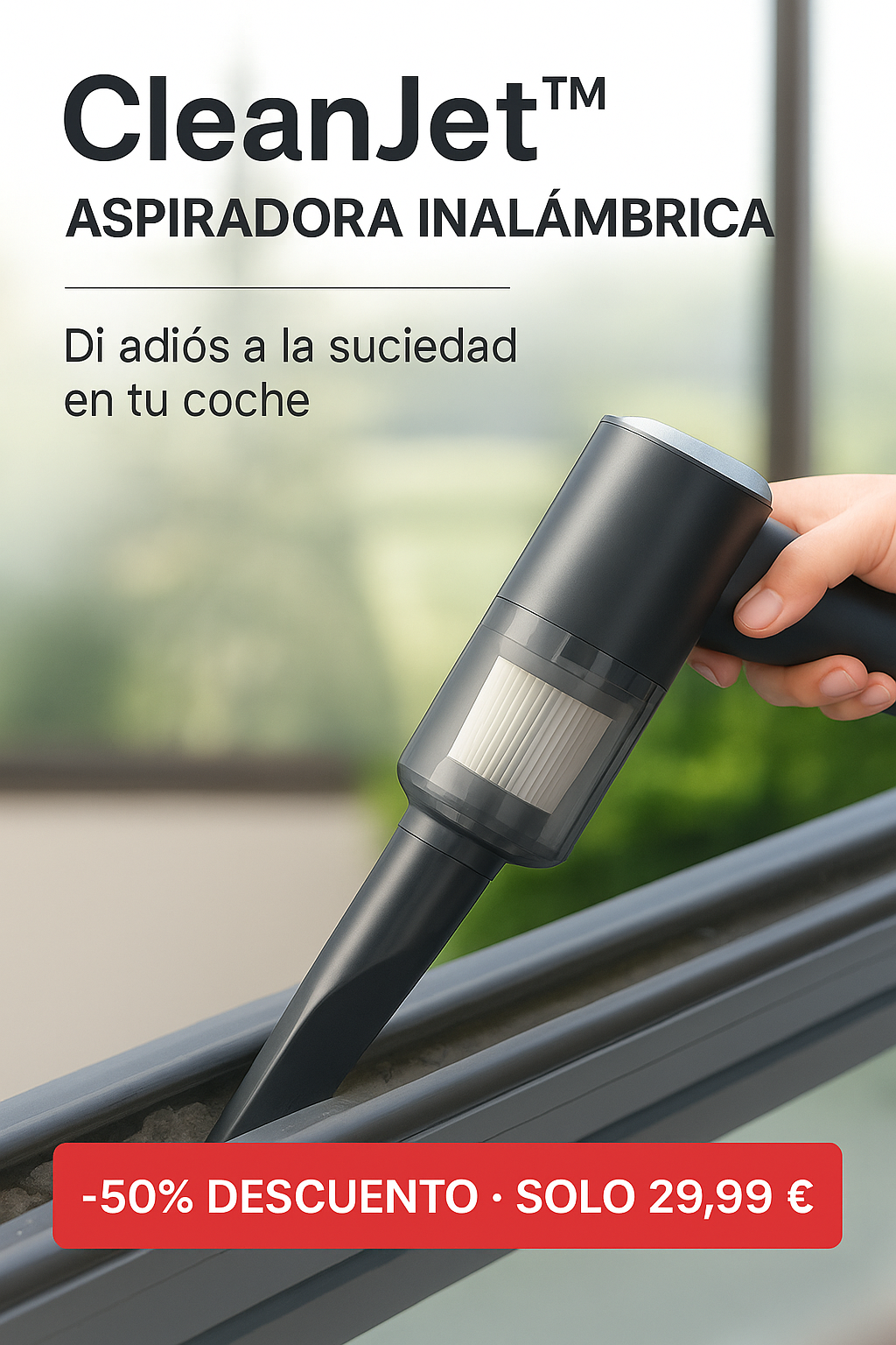 CleanJet™ Aspiradora de Coche Portátil (LIQUIDACIÓN POR CIERRE)