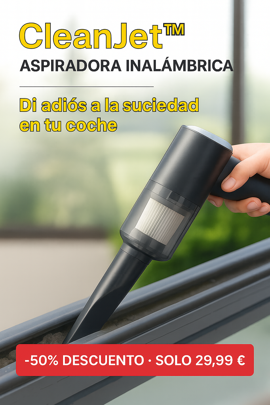 CleanJet™ Aspiradora de Coche Portátil (LIQUIDACIÓN POR CIERRE)