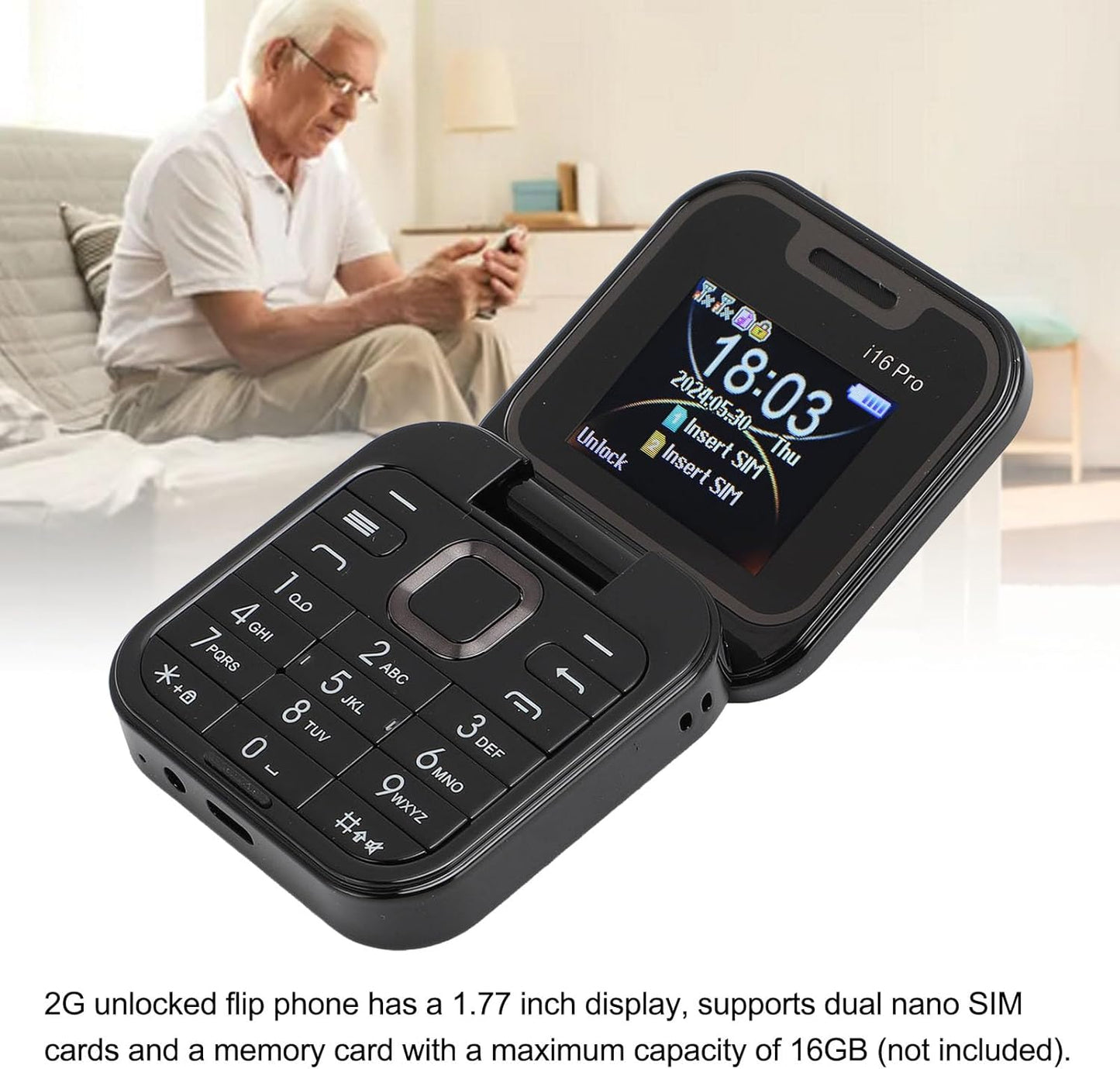 Teléfono Inteligente i16 PRO Flip™