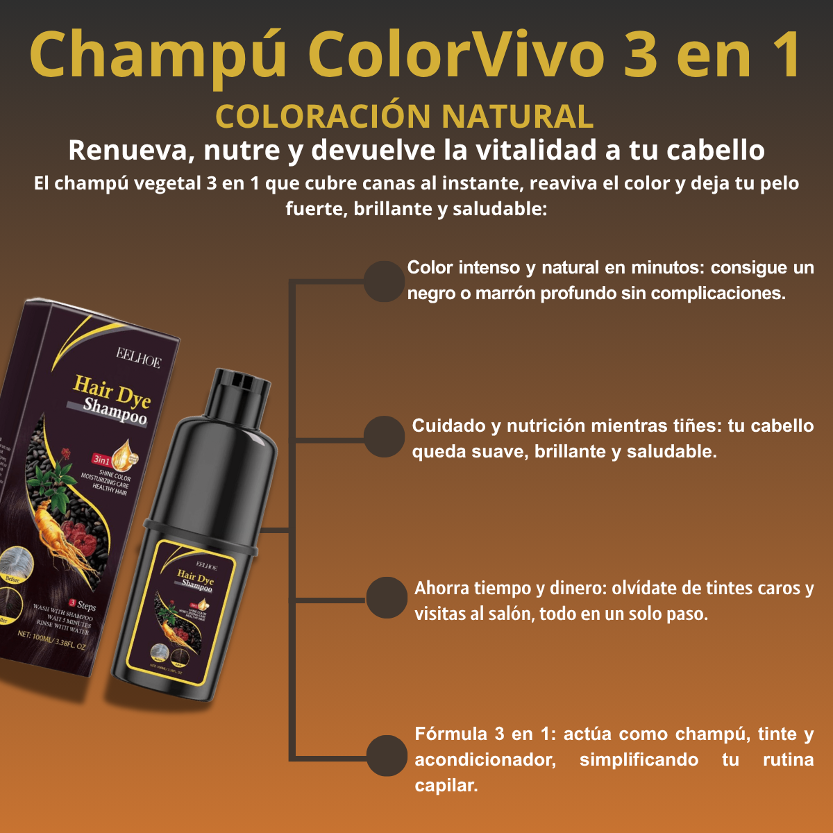 Champú ColorVivo 3 en 1